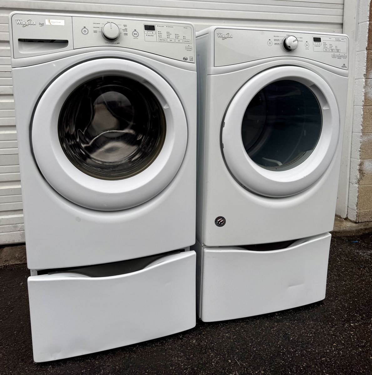 whirlpool Electric Set On pedestals,free Delivery