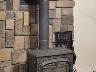 Quadrafire wood burning stove