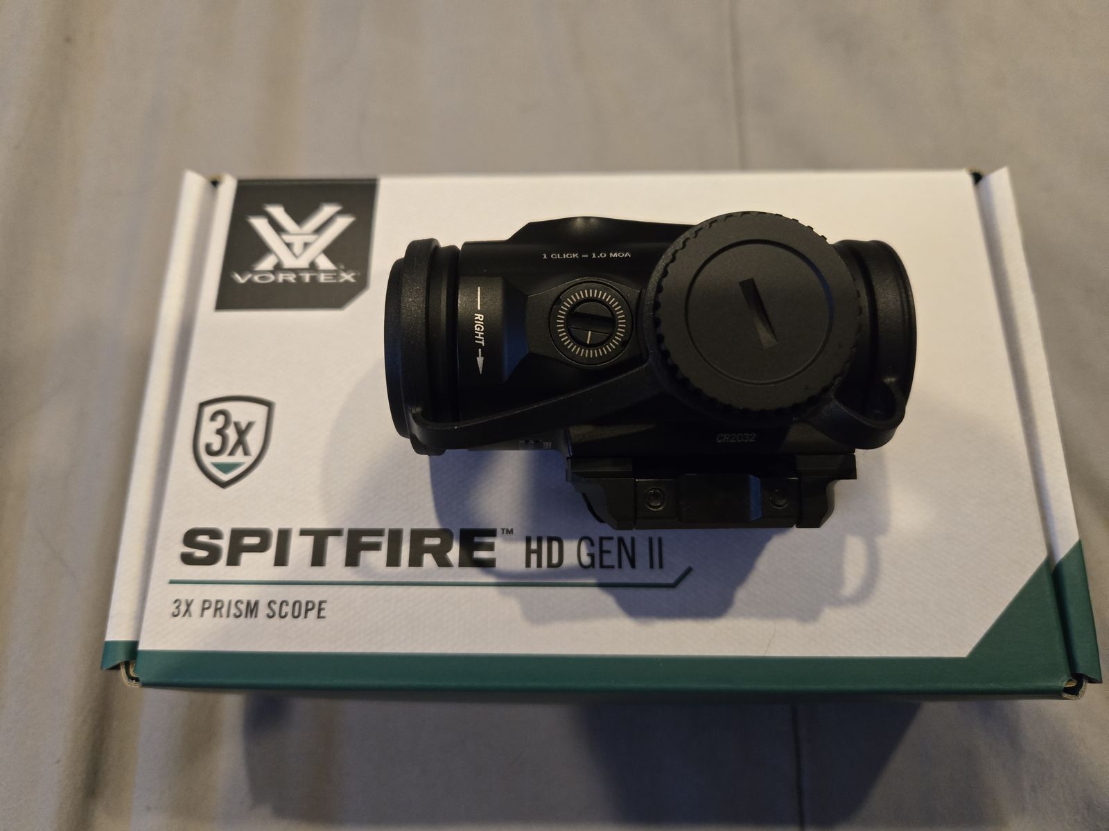 Vortex Spitfire HD 3x prism optic / scope