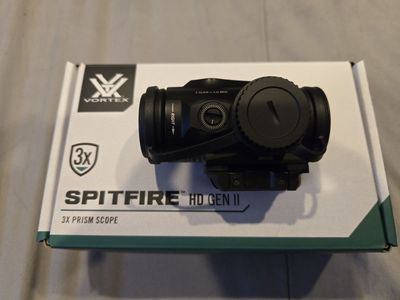 Vortex Spitfire HD 3x prism optic / scope
