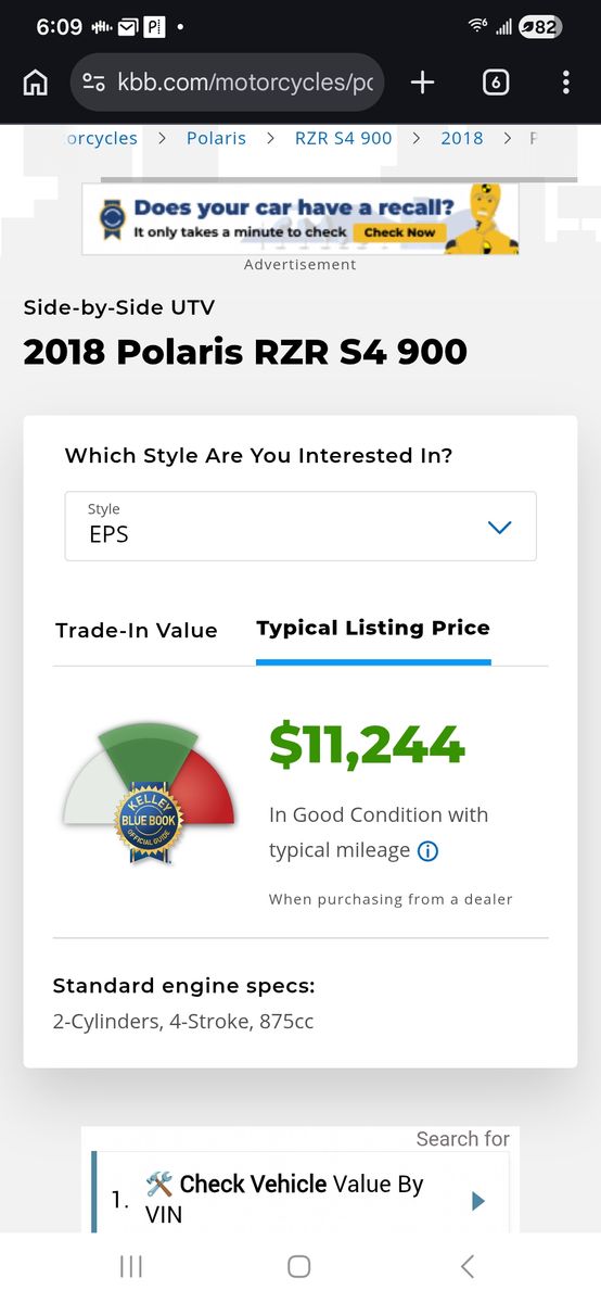 2018 polaris rzr s4 900