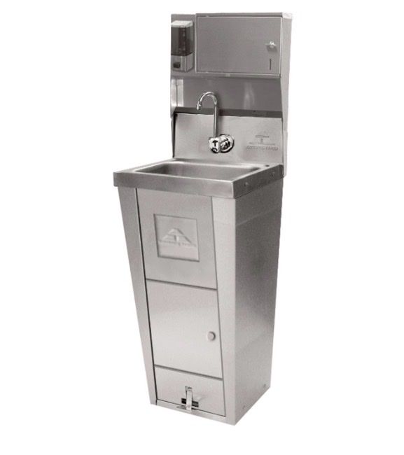 New hand sink pedestal mount base Advance Tabco