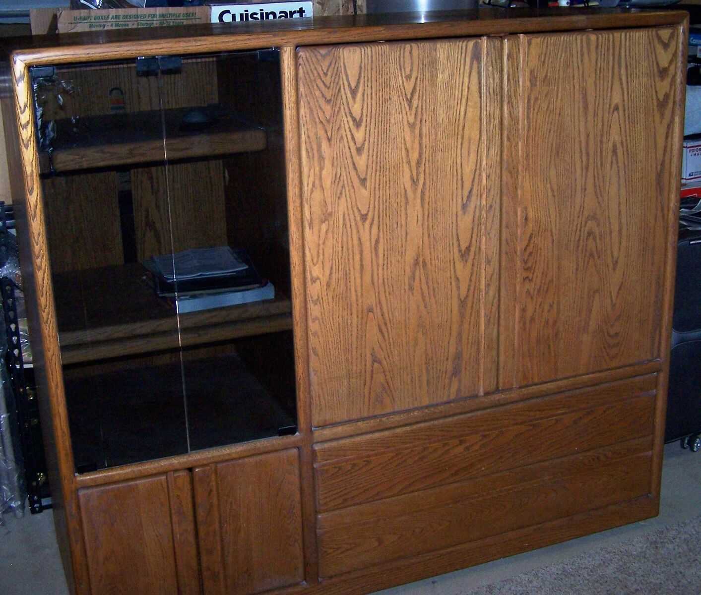 Oak Entertainment Center