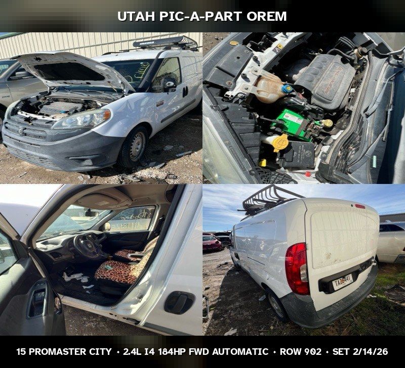 2015 Ram ProMaster City Parts - UTPAP Orem