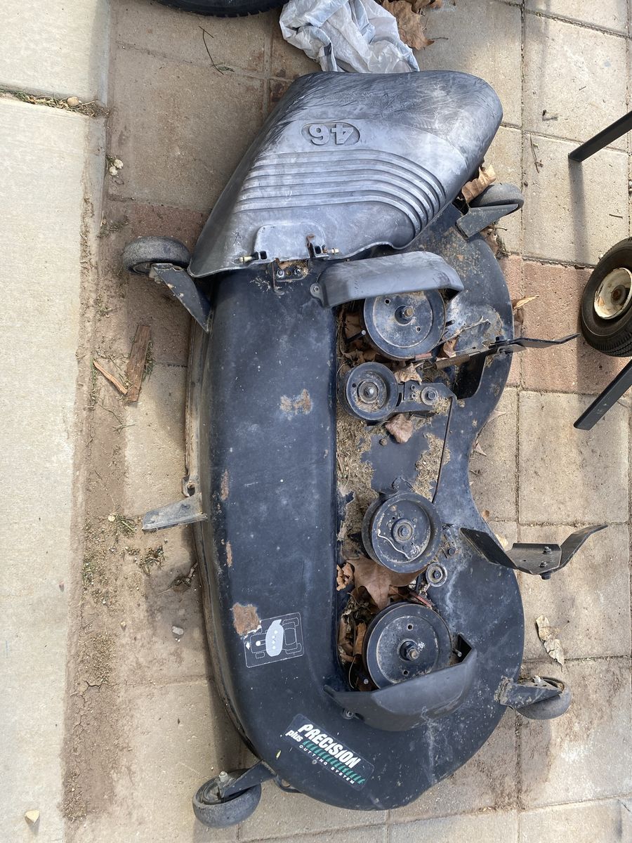 46 inch mower deck from craftsman DLS 3500