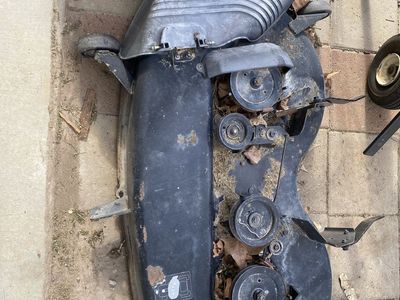 46 inch mower deck from craftsman DLS 3500