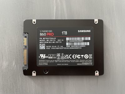 1TB Samsung 860 Pro SSD 98-99% Health Solid State Drive SATA 870 Evo equivalent