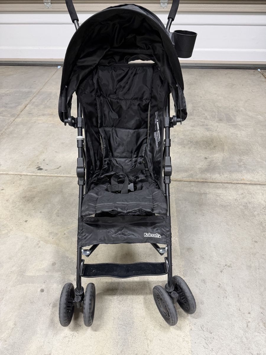Kolcraft Lightweight Umbrella Stroller – Black