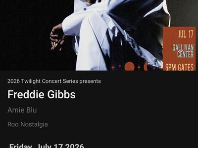 X1 Freddie Gibbs salt lake tour ticket concert