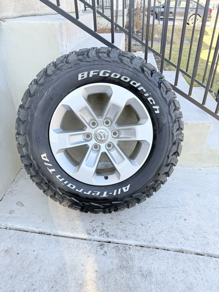 Dodge Ram 1500 Rims and Tires 275/65R18 BFG Ko3