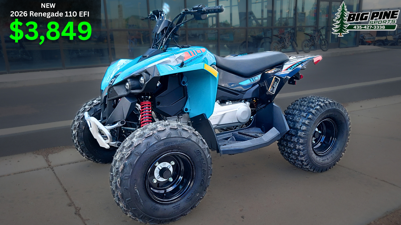 2026 Can-Am Renegade 110 EFI – Youth ATV – Fuel Injected