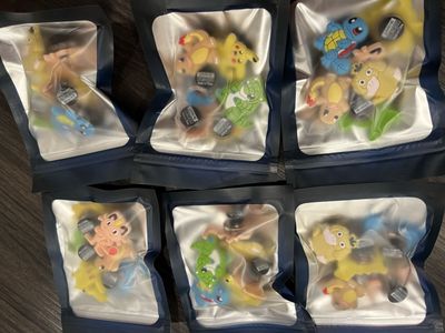 New Pokemon Croc Charms Jibbitz - Pikachu, Squirtle, Charmander And More - 6-Pack - Includes 36 Individual Charms