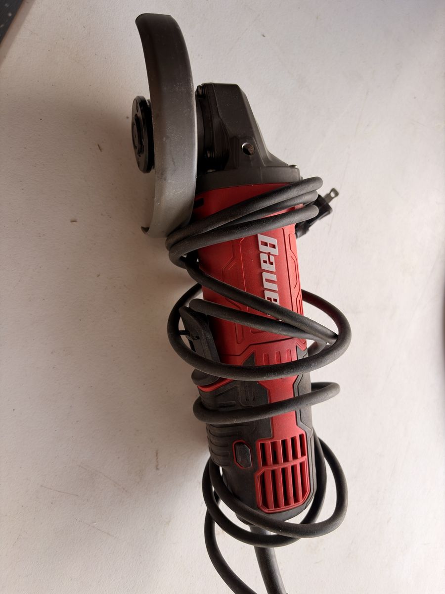 Bauer 4-1/2 in. 8 Amp Paddle Switch Angle Grinder - Corded