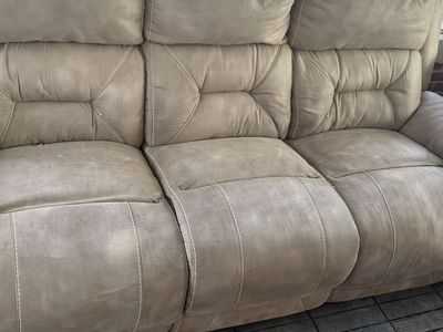 Couch & Loveseat Power Recliner Set