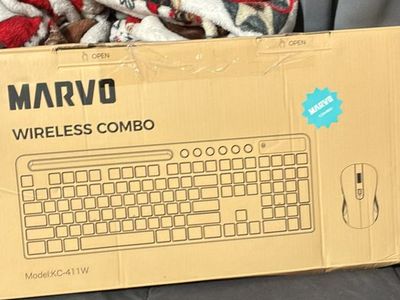 Wireless Keyboard and Mouse.