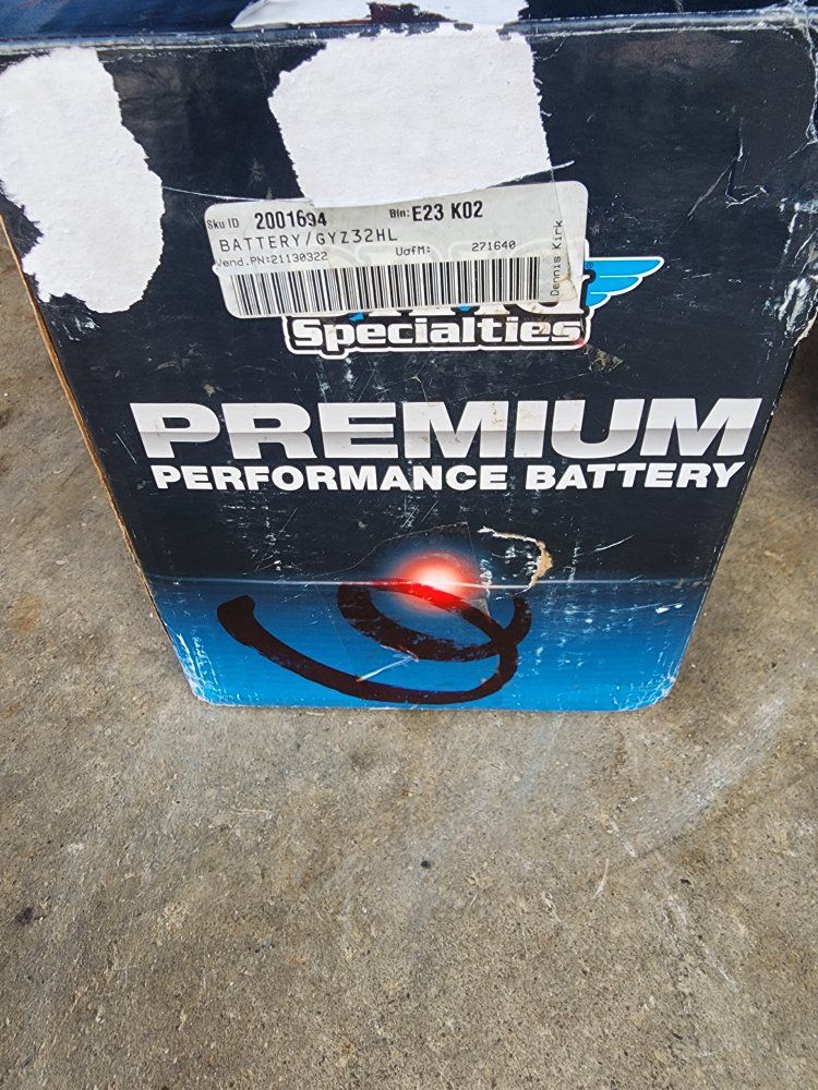 Drag Specialties Premium Performance Battery GYZ32HL 500CCA