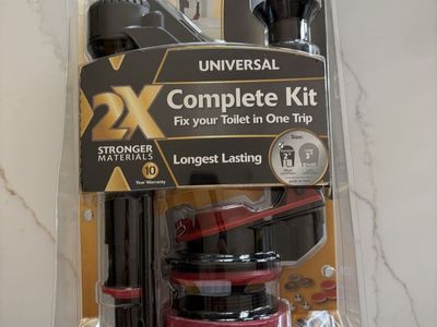 Korky 4010X Universal Complete Toilet Repair Kit - Fixes Running, Noisy, Leaky Toilets