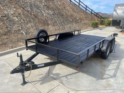 2022 8.5'x14' tandem axle flatbed trailer