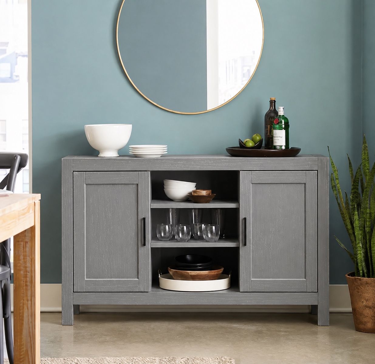 NEW Grain Solid Wood Furniture Montauk TV Console - 56 inches wide - 56 inches wide Full assembly required (in box)