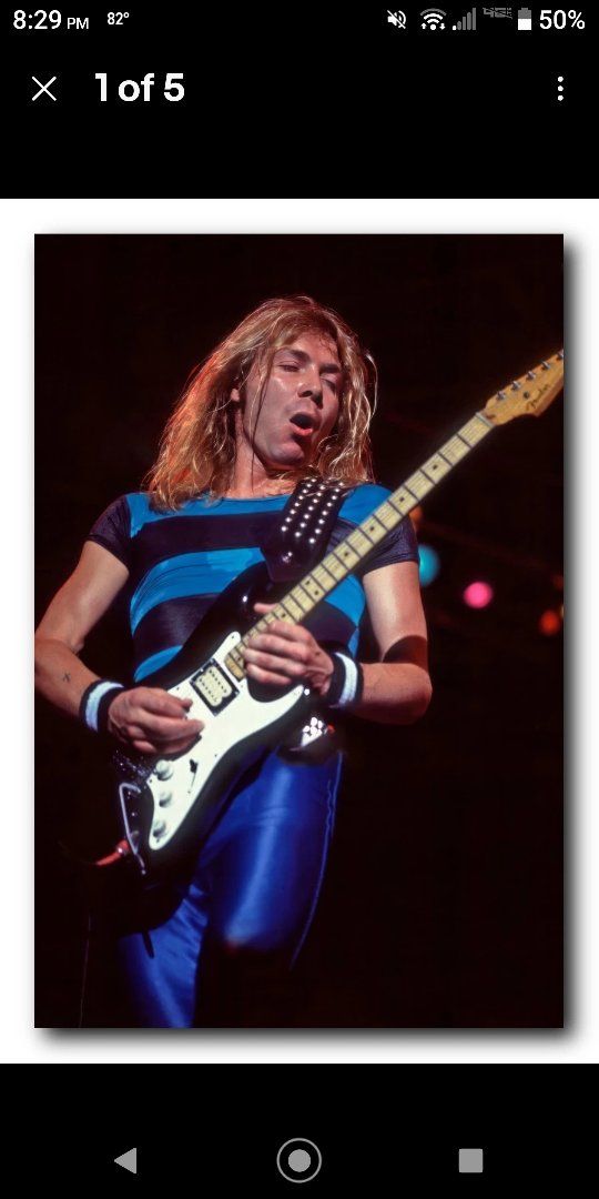 Iron Maiden Dave Murray Guitar Poster Print 24x36 New in poster frame