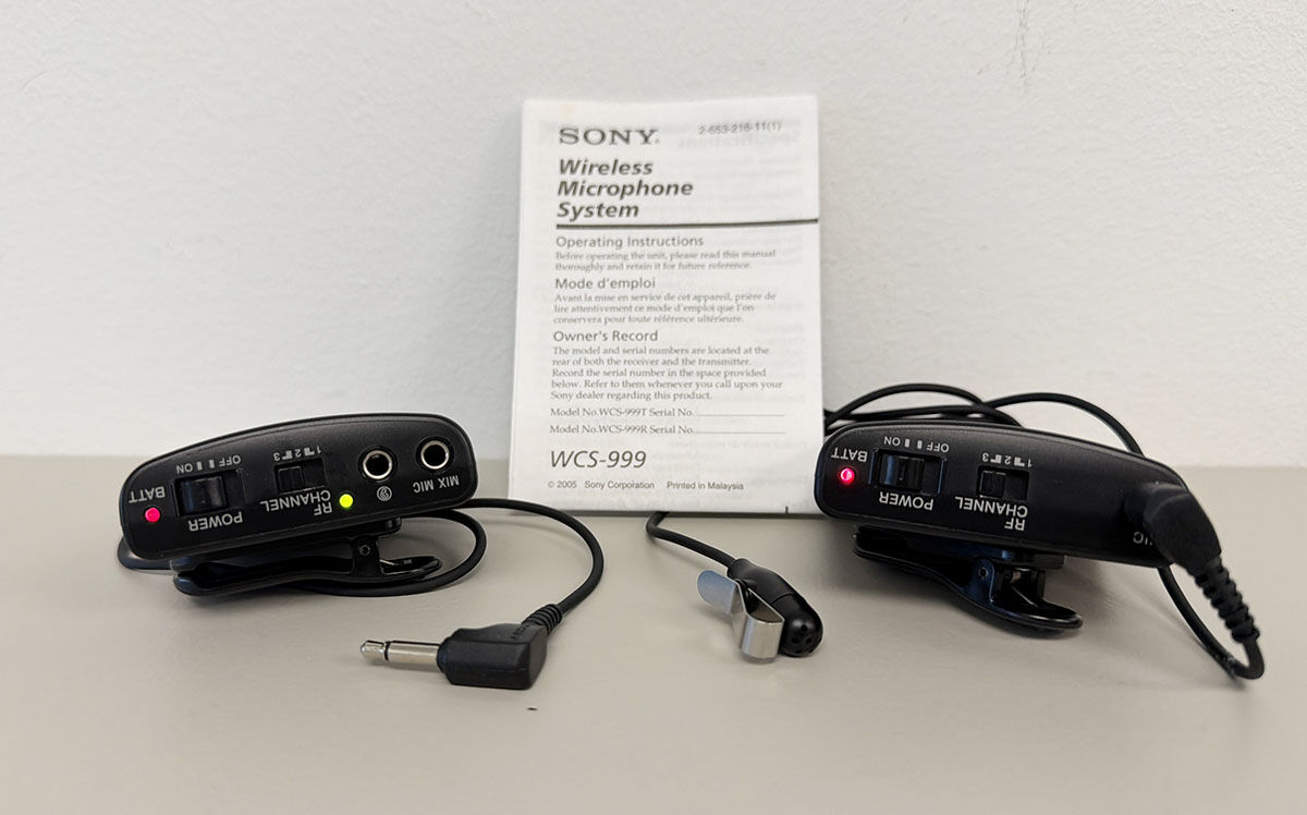 Sony Wireless Mic for Camera – Lavalier System – Tested