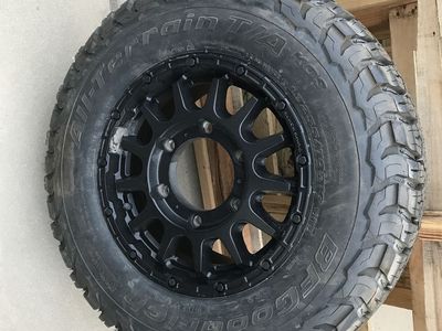 BF good rich TA all-terrain KO three tire and rim size LT255170R 16