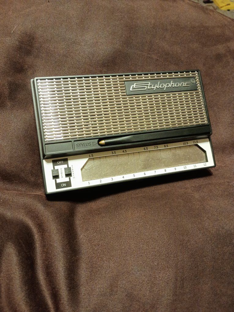 Vintage Style Stylophone Pocket Electronic Organ Synthesizer with Stylus