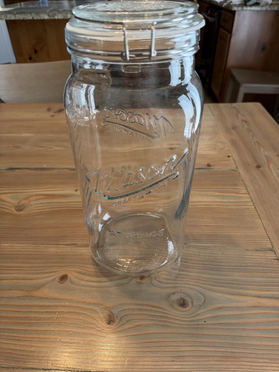 XL 152oz Mason storage Jar