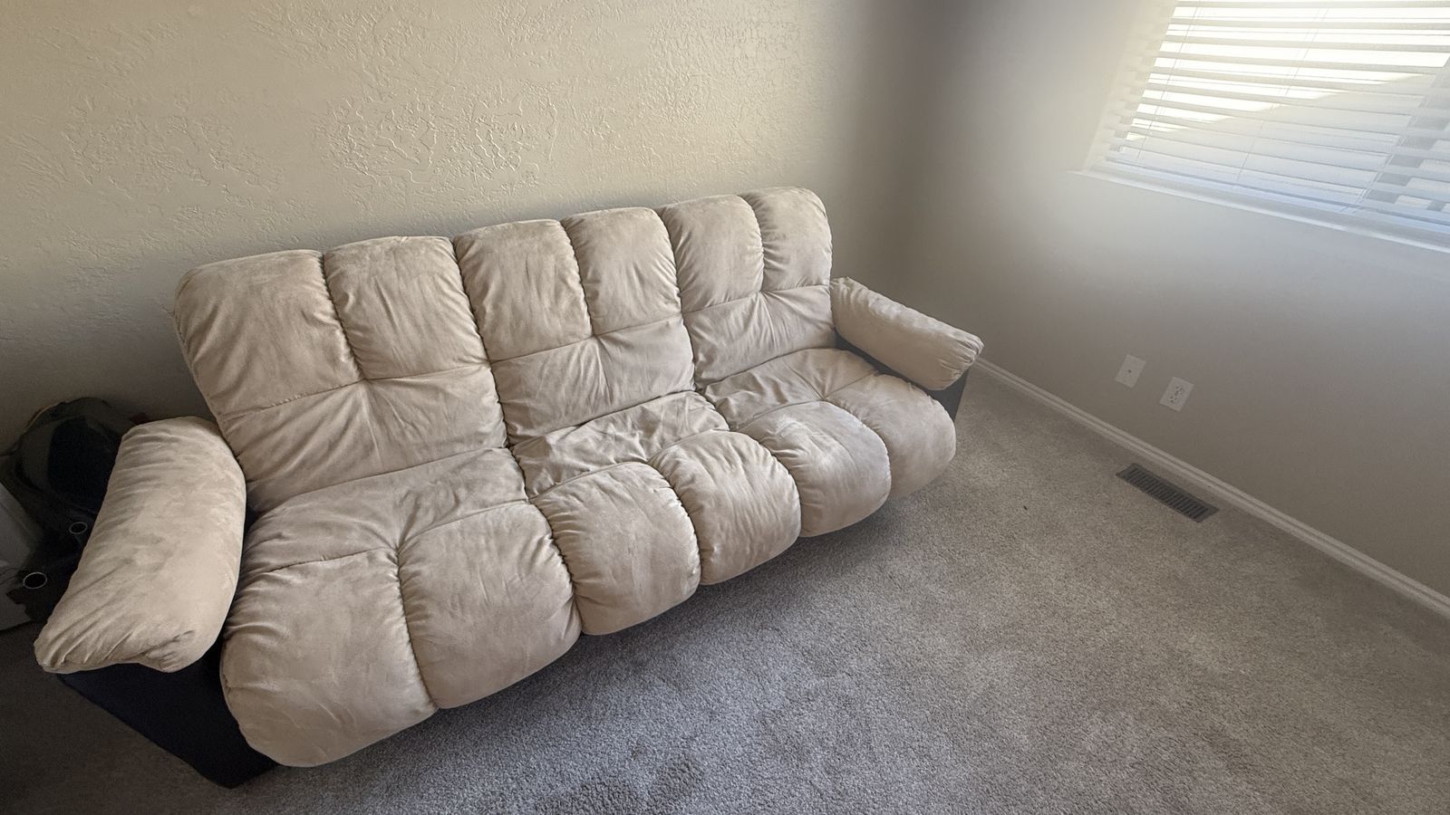 Suede Futon