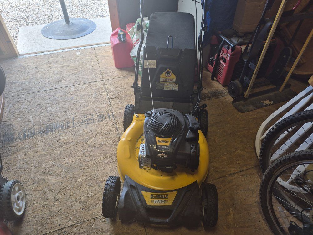 Dewalt 150cc 6.25 ft-lbs Briggs & Stratton Gas Lawn Mower RWD