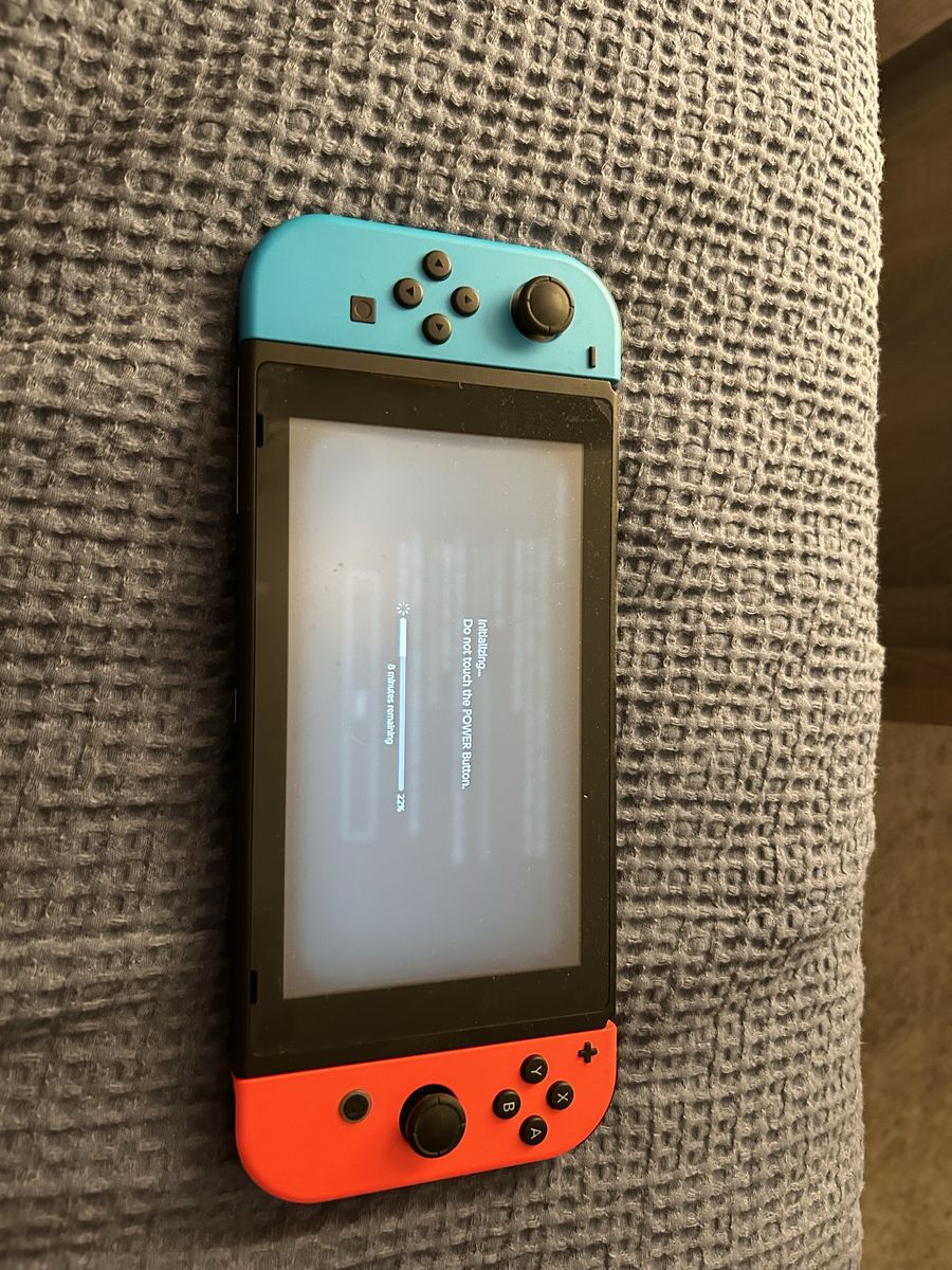 Nintendo Switch Console V1 with Joy-Cons and Dock - Blue/Red, HDMI Output, Charging