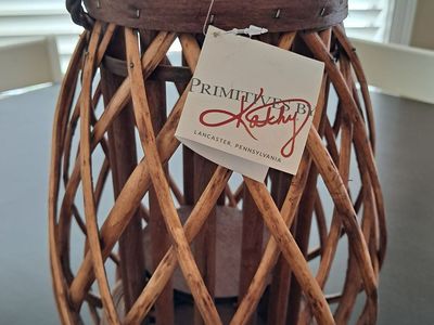 Decorative Wicker Lantern