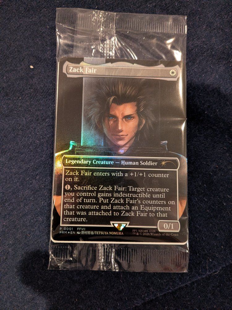 zack fair magic the gathering card