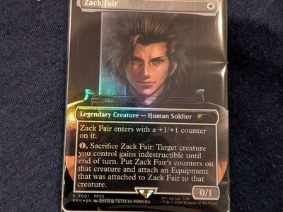 zack fair magic the gathering card