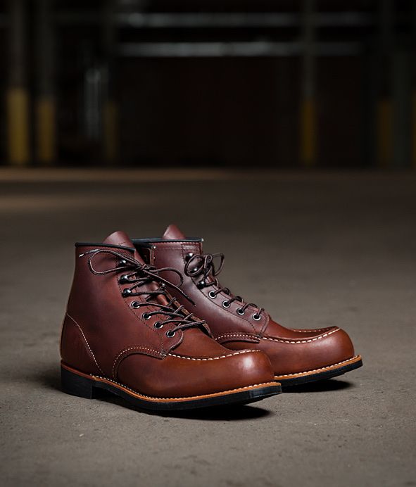 Red Wing Heritage 2954 Copper Moc Toe Leather Boots Size 10 D
