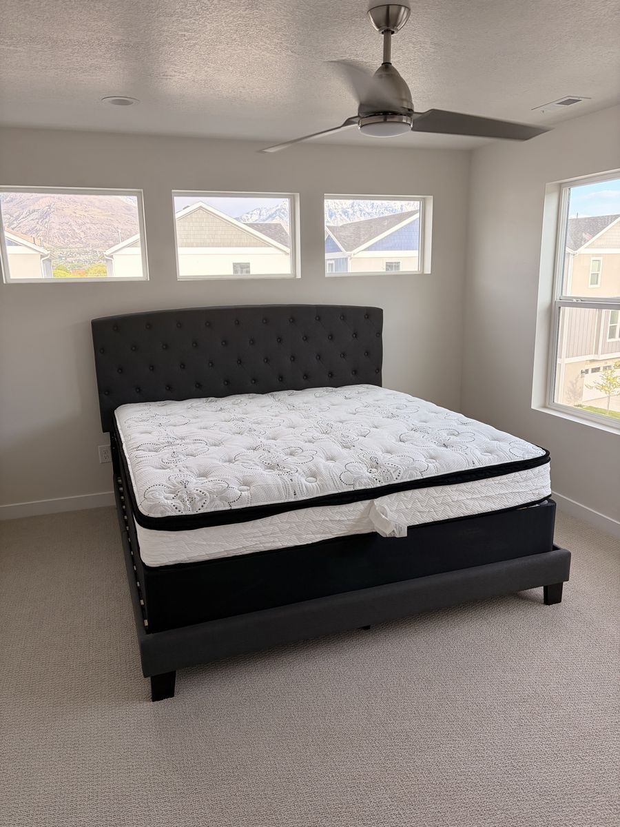 Charcoal King Bed Frame