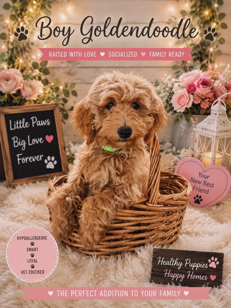 Darling Kennel Trained Moni Goldendoodle Puppies