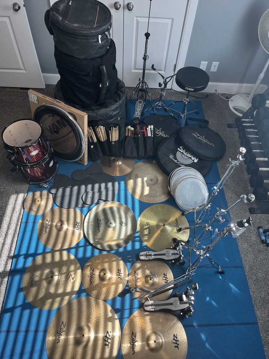 Pearl vision drum set