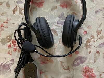 Like New Microsoft LX 3000 USB Life Chat Headphone