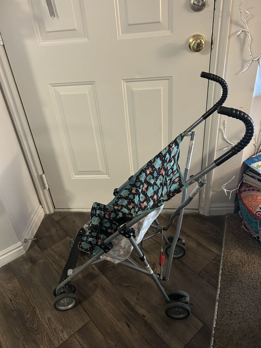 Lightweight Umbrella Stroller with Fun Monster Print Pattern