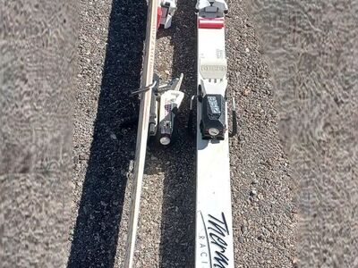 Winter Snow Skis and Bindings