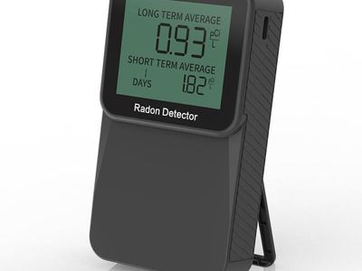 NEW Digital Radon Detector LCD Display Dual USB Battery Power Options 3 Year Battery Life 10 Year Sensor Lifespan