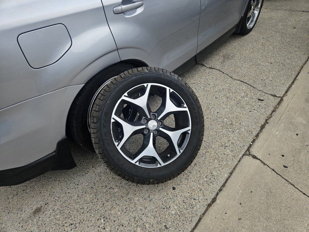 Subaru Forester 225/55R18 All-Season Tire & Alloy Wheel - Traction A, Temperature B