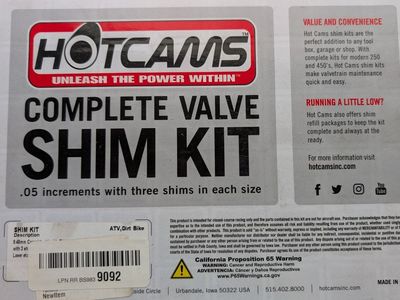 HOTCAMS Valve Shim Kit