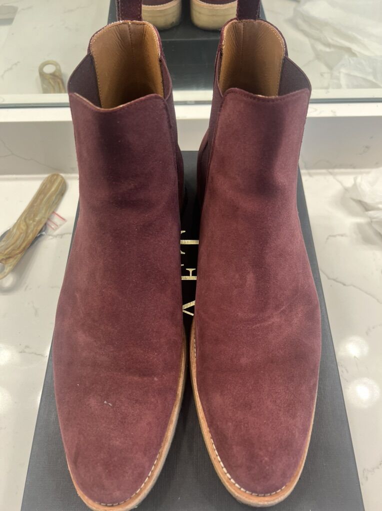 Jude Boot Oxblood Taft Shoes