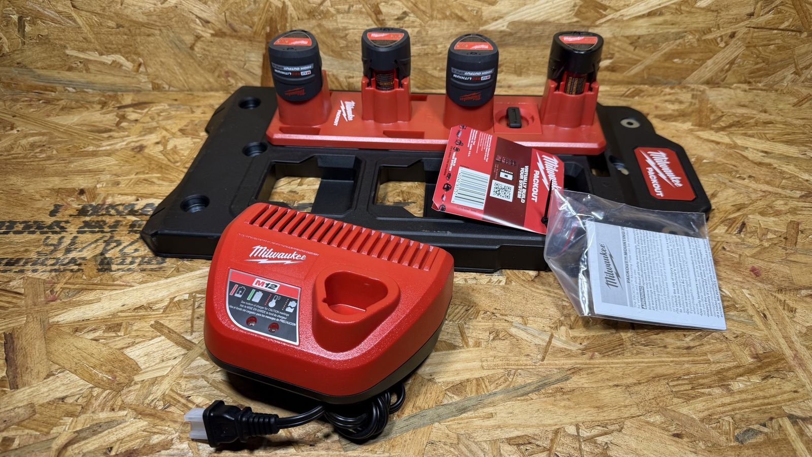 M12 Packout with batteries/charger