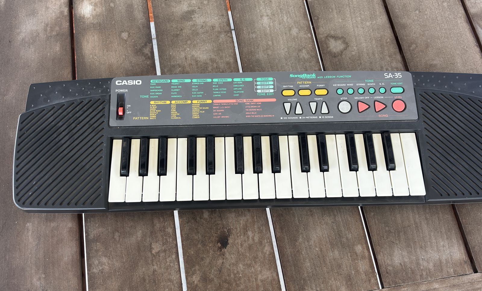 Casio SA-35 mini keyboard