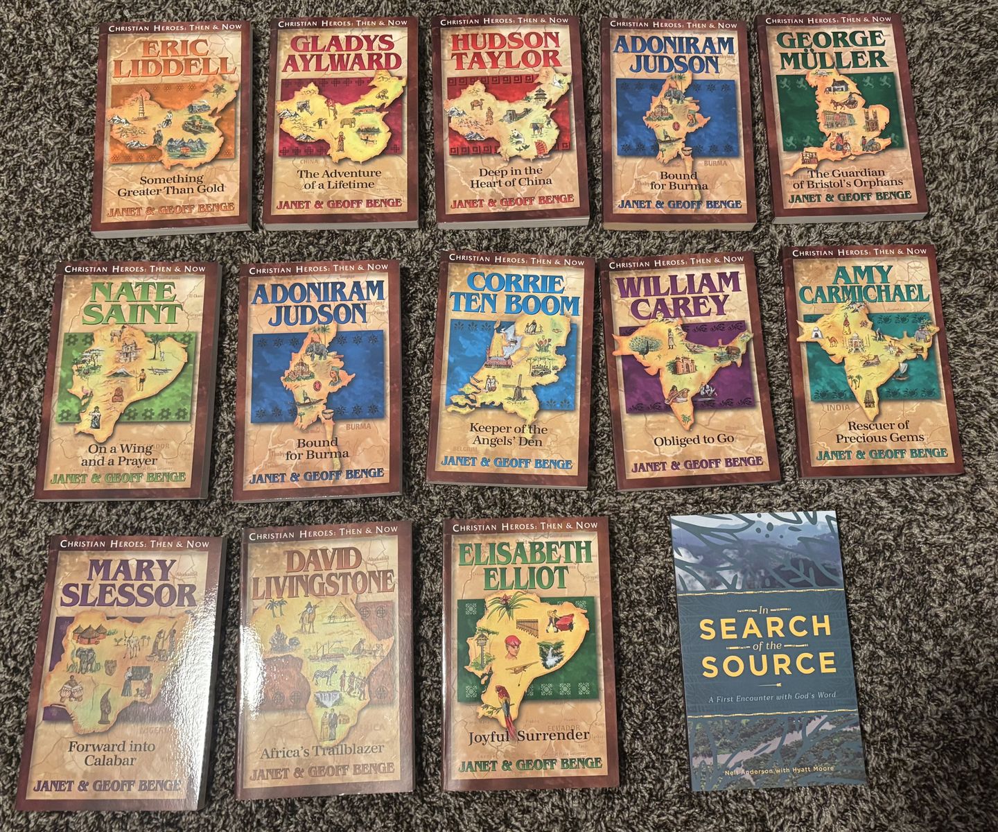 Christian Heroes: Then & Now Books