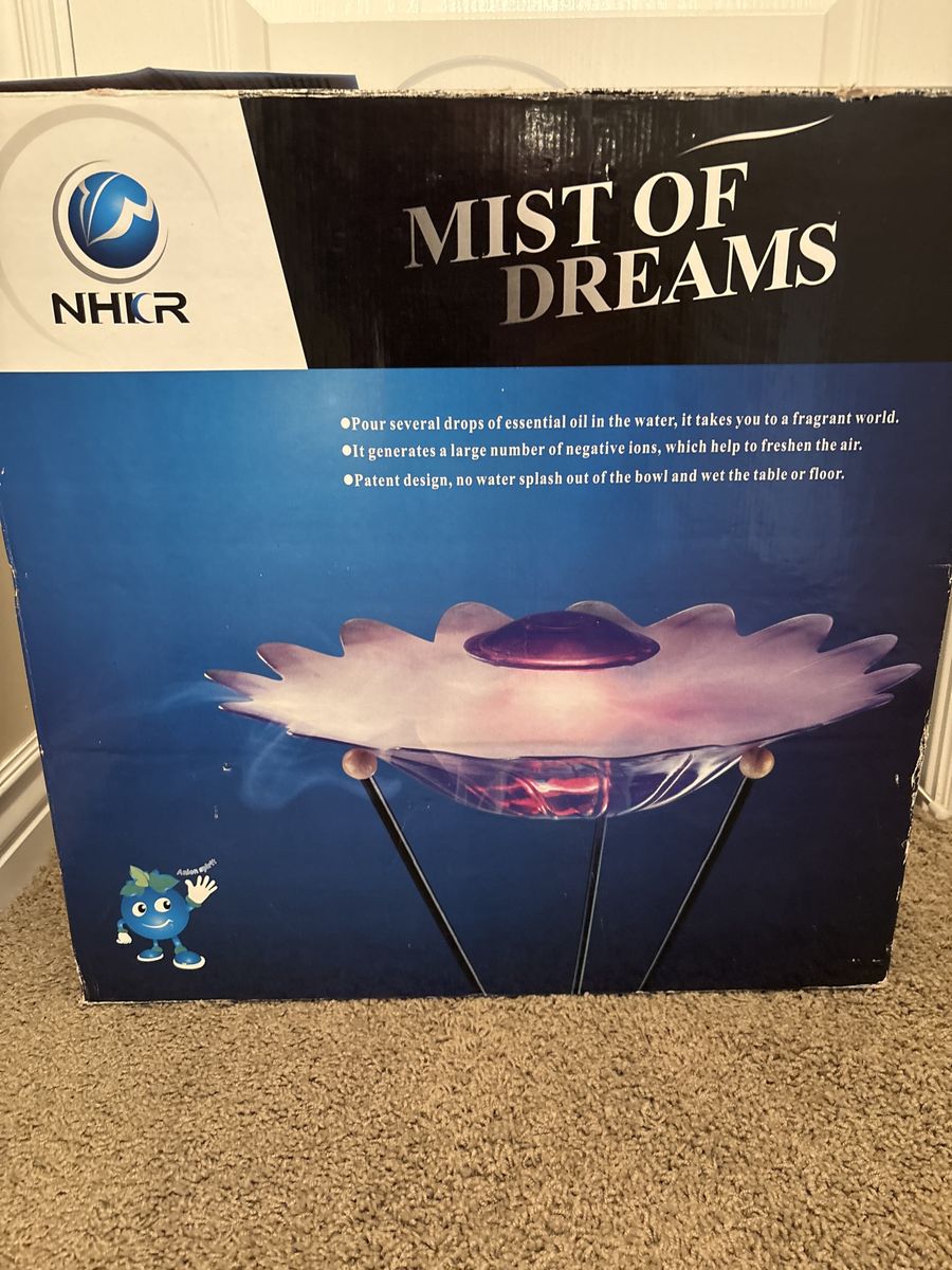 NHKR Mist of Dreams Essential Oil Diffuser/Air Freshener with Negative Ion Generator