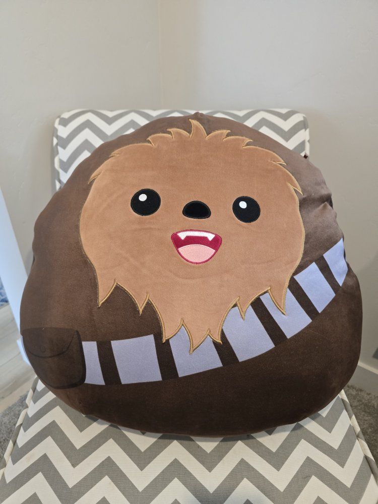 Squishmallow Star Wars Chewbacca 20" Large Jumbo Plush Soft Toy Kellytoy